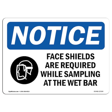 Signmission OSHA Notice Sign, OSHA-PPE-Eye-Sign-, 10in X 7in Aluminum, 10" W, 7" H, Landscape OS-NS-A-710-L-17054